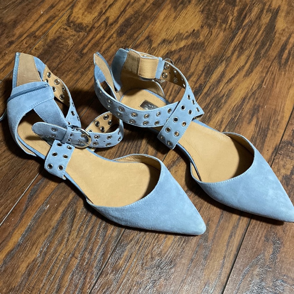 HALOGEN  blue women shoes size 7 1/2
